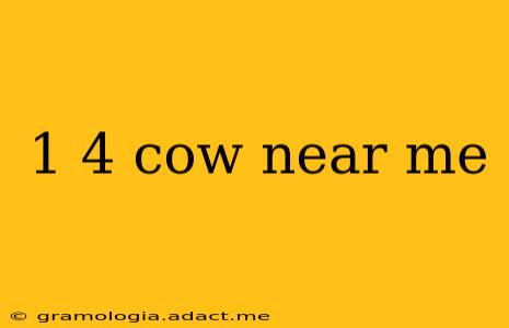 1 4 cow near me