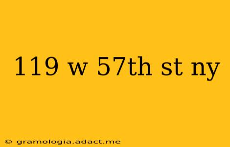 119 w 57th st ny