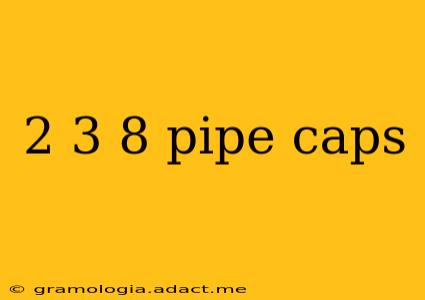 2 3 8 pipe caps