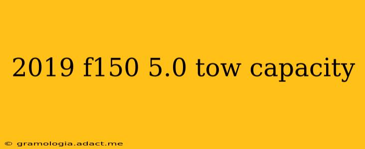 2019 f150 5.0 tow capacity