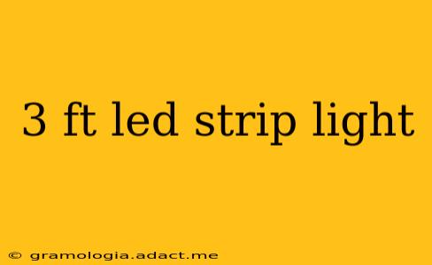 3 ft led strip light