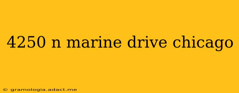 4250 n marine drive chicago