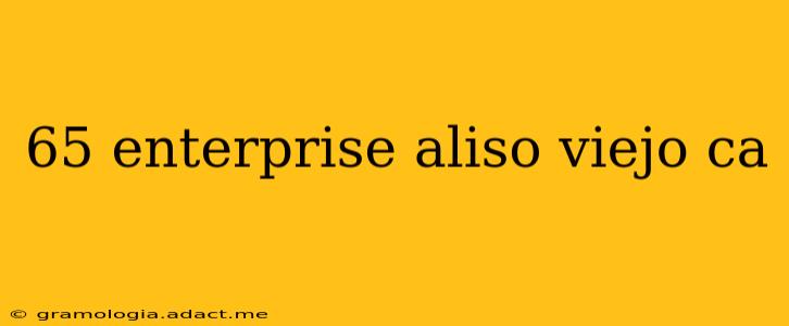 65 enterprise aliso viejo ca