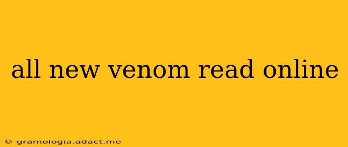 all new venom read online