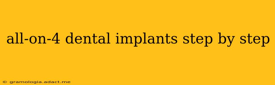 all-on-4 dental implants step by step