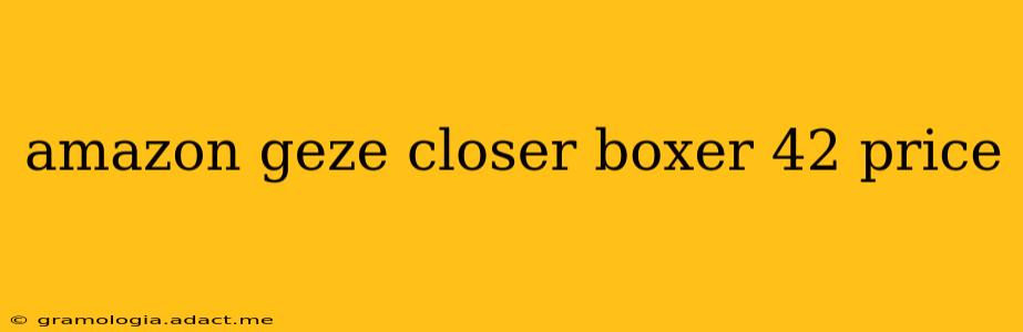 amazon geze closer boxer 42 price