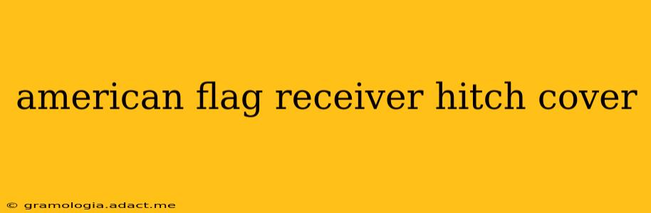 american flag receiver hitch cover