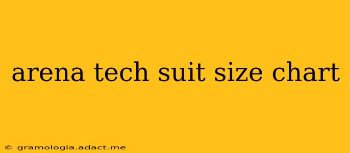 arena tech suit size chart