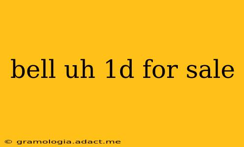 bell uh 1d for sale
