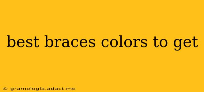 best braces colors to get