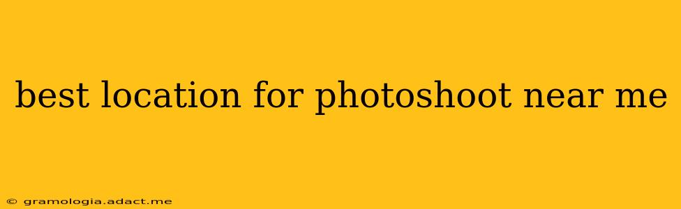 best location for photoshoot near me