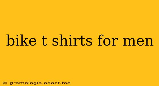 bike t shirts for men