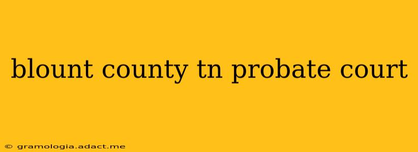 blount county tn probate court