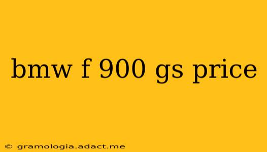 bmw f 900 gs price