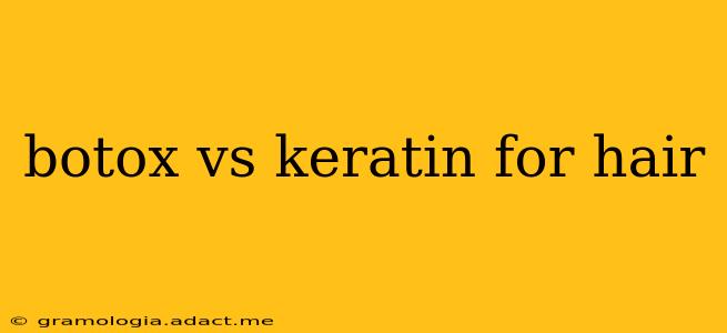 botox vs keratin for hair
