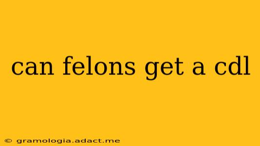 can felons get a cdl