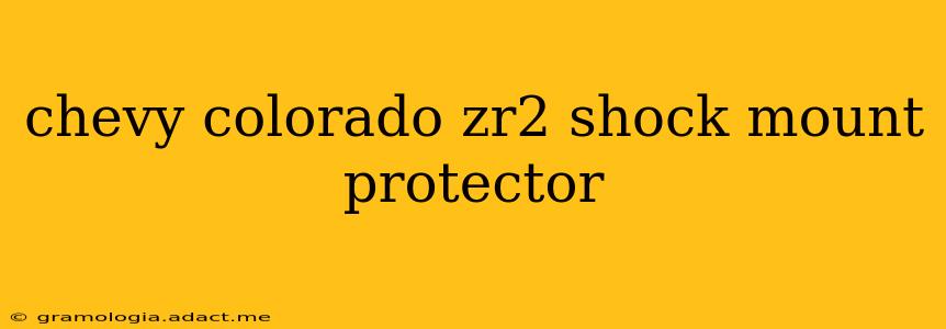 chevy colorado zr2 shock mount protector