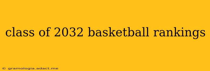 class of 2032 basketball rankings