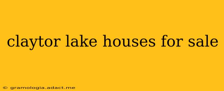 claytor lake houses for sale
