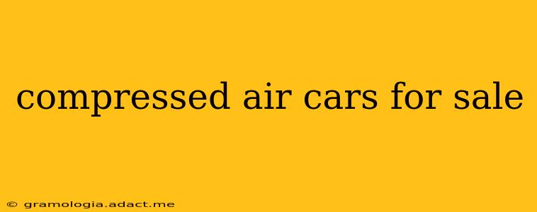 compressed air cars for sale