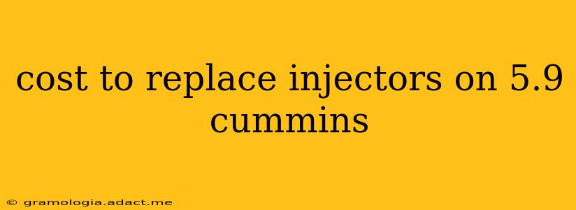 cost to replace injectors on 5.9 cummins
