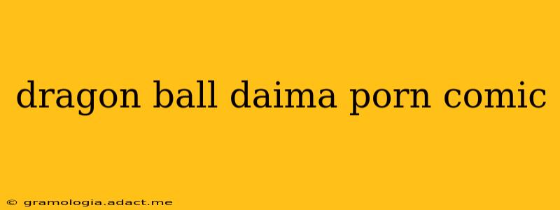 dragon ball daima porn comic dragon ball daima porn comic