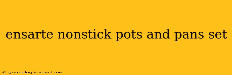ensarte nonstick pots and pans set