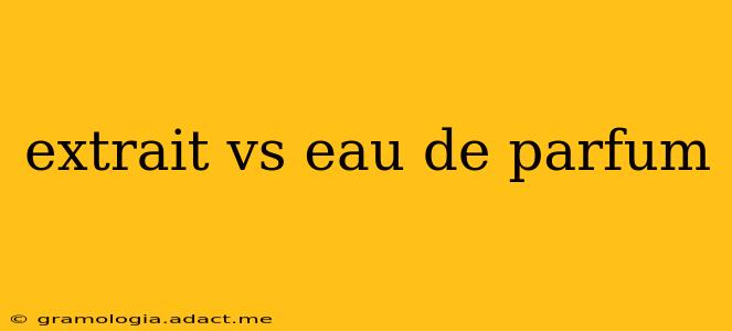 extrait vs eau de parfum