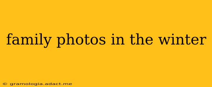 family photos in the winter