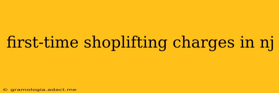 first-time shoplifting charges in nj