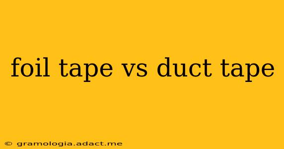 foil tape vs duct tape