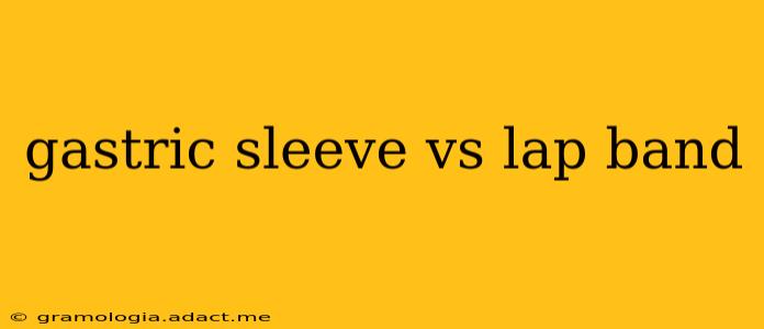 gastric sleeve vs lap band