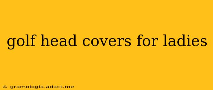 golf head covers for ladies