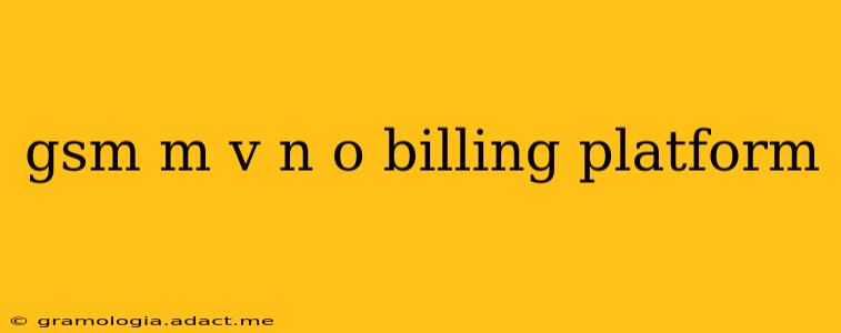 gsm m v n o billing platform