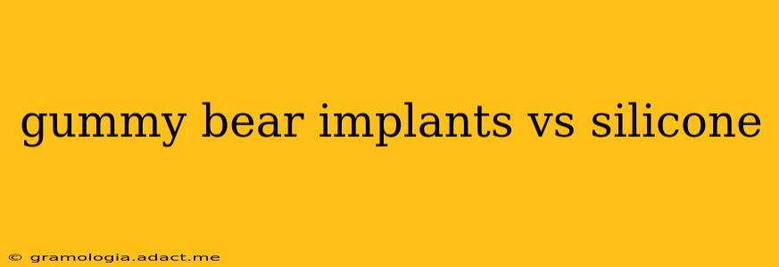 gummy bear implants vs silicone