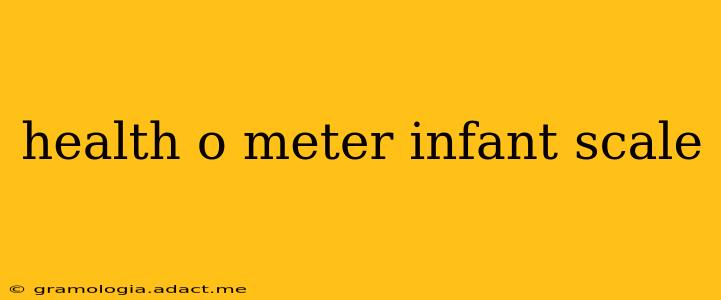 health o meter infant scale