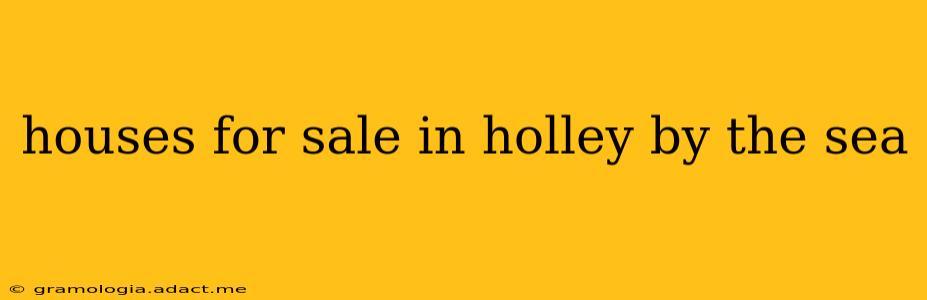 houses for sale in holley by the sea