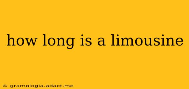 how long is a limousine