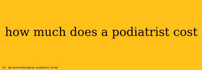 how much does a podiatrist cost
