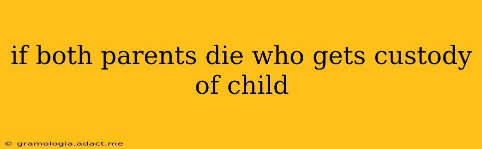 if both parents die who gets custody of child