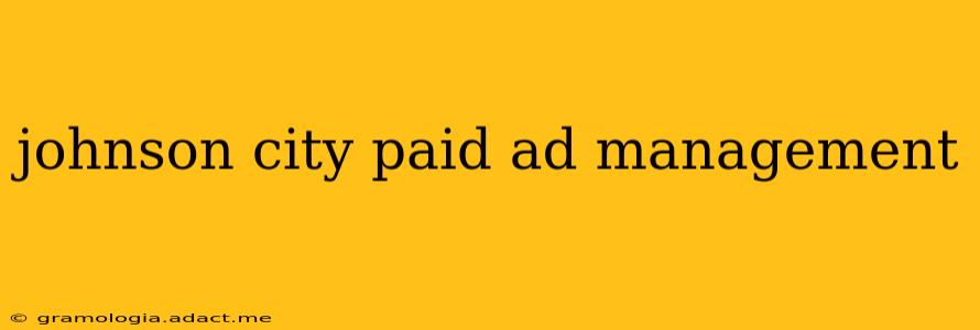 johnson city paid ad management