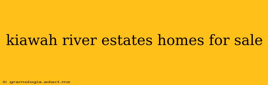 kiawah river estates homes for sale