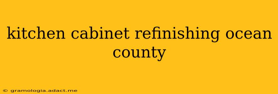 kitchen cabinet refinishing ocean county