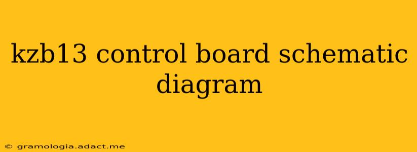 kzb13 control board schematic diagram