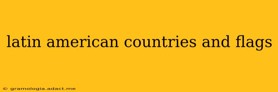 latin american countries and flags