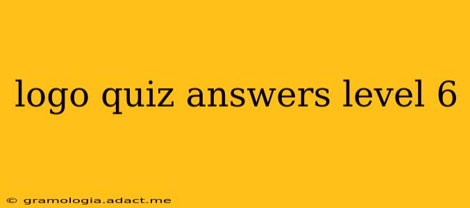 logo quiz answers level 6