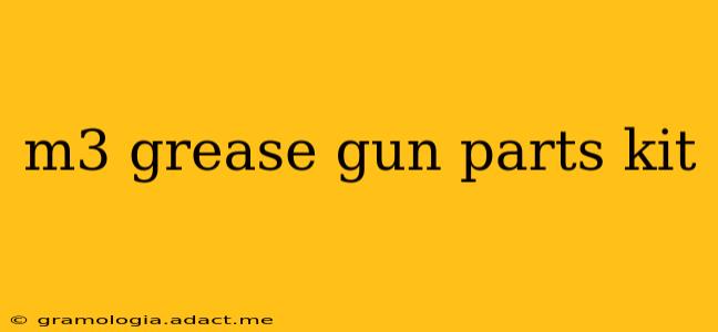 m3 grease gun parts kit