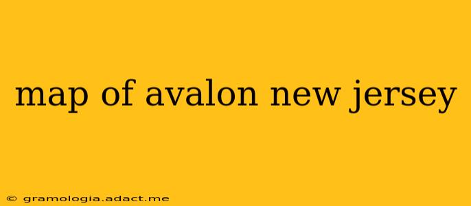 map of avalon new jersey