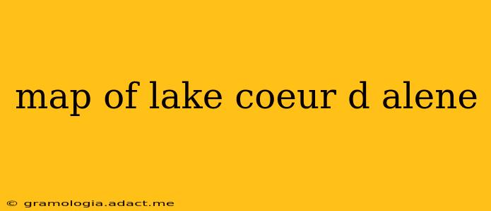 map of lake coeur d alene