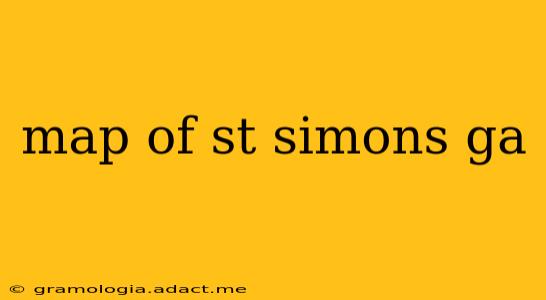 map of st simons ga